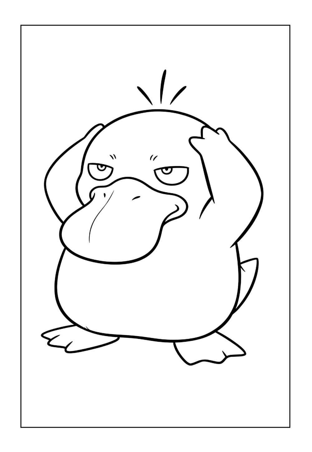 Psyduck para colorir