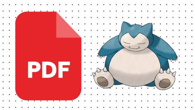 Desenhos do Snorlax para colorir em PDF (Pokémon)