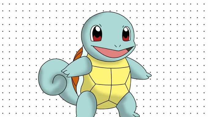 Desenhos de Squirtle para colorir