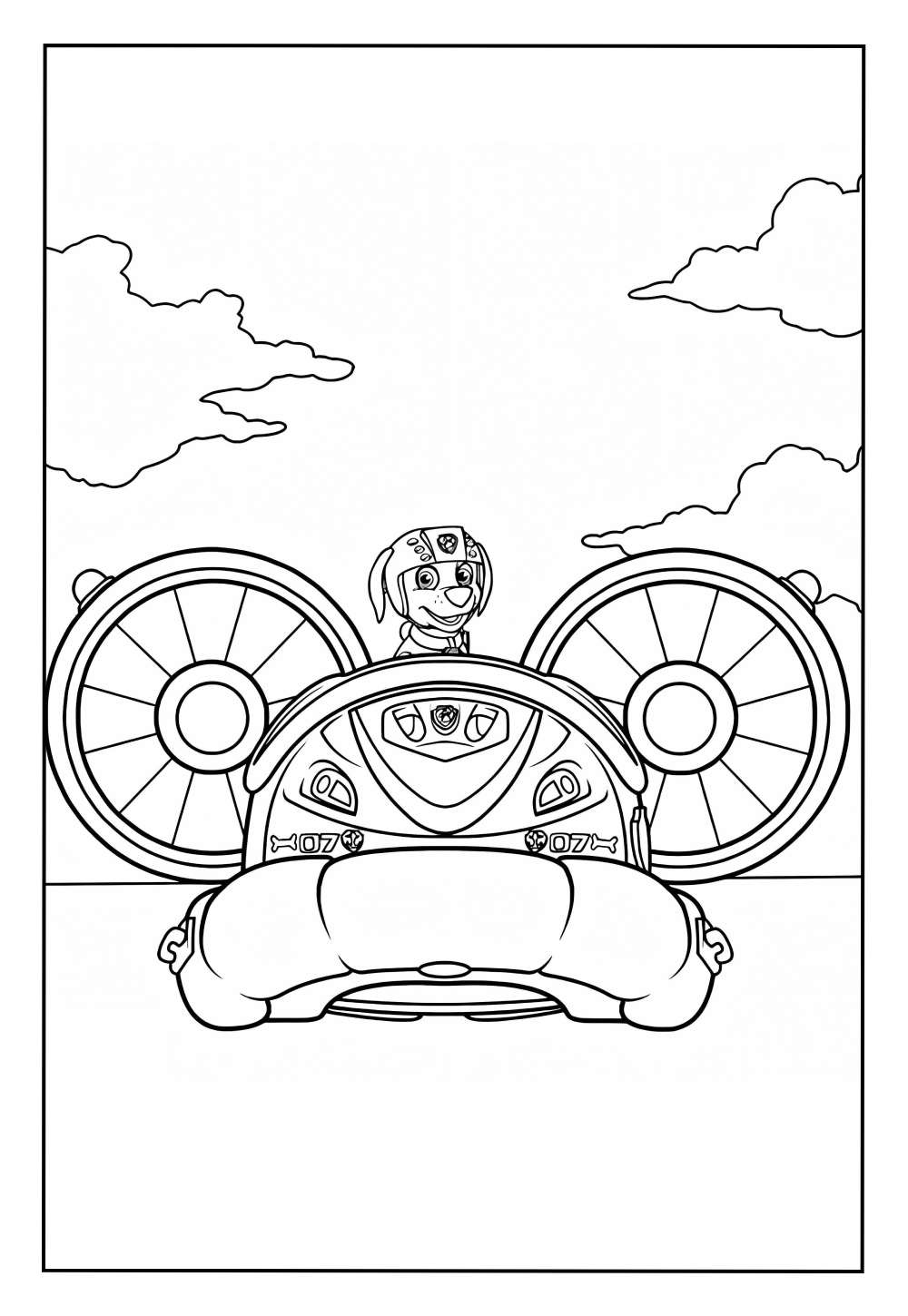 Desenhos Zuma Colorir