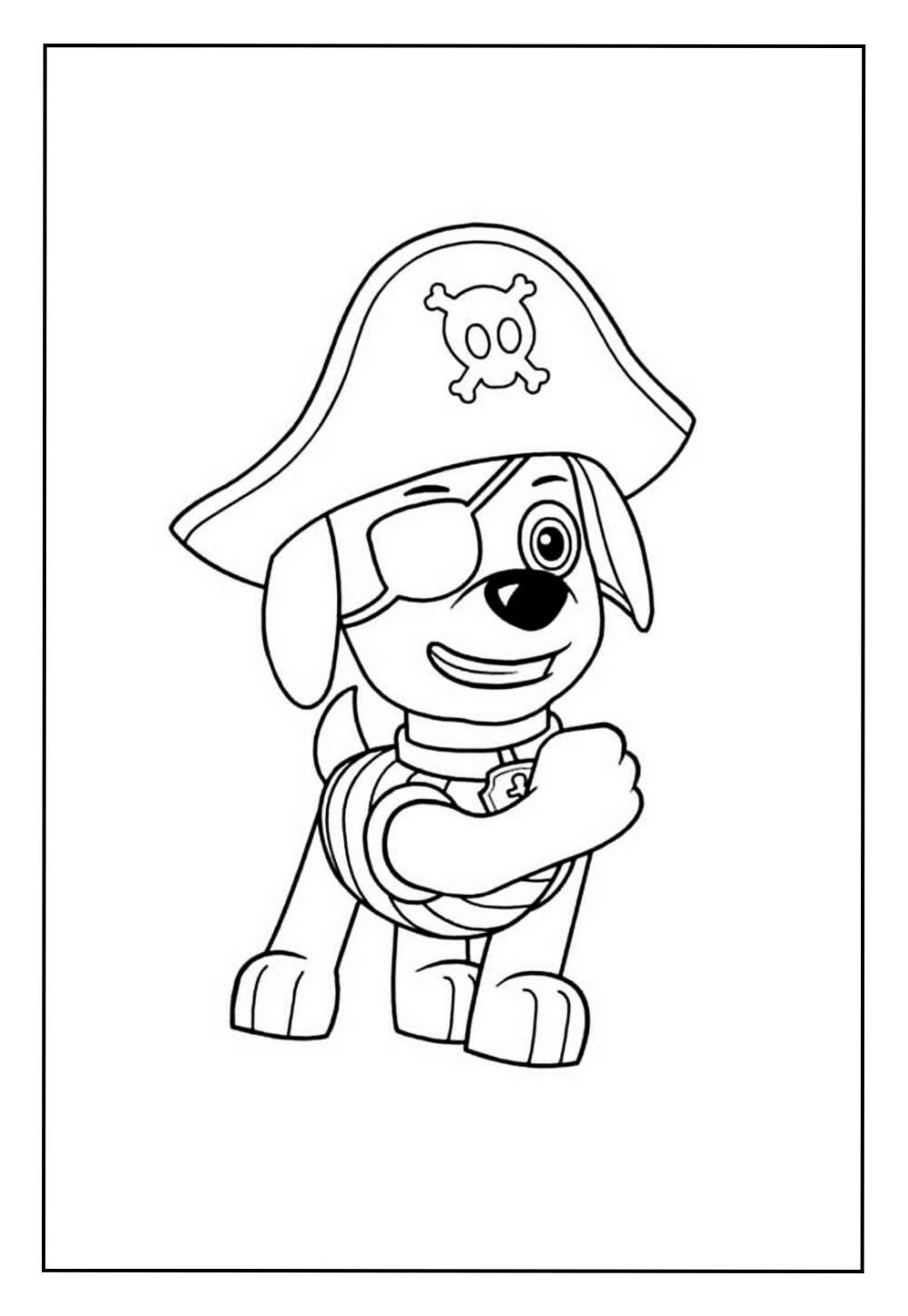 Desenho de Zuma - Patrulha Canina
