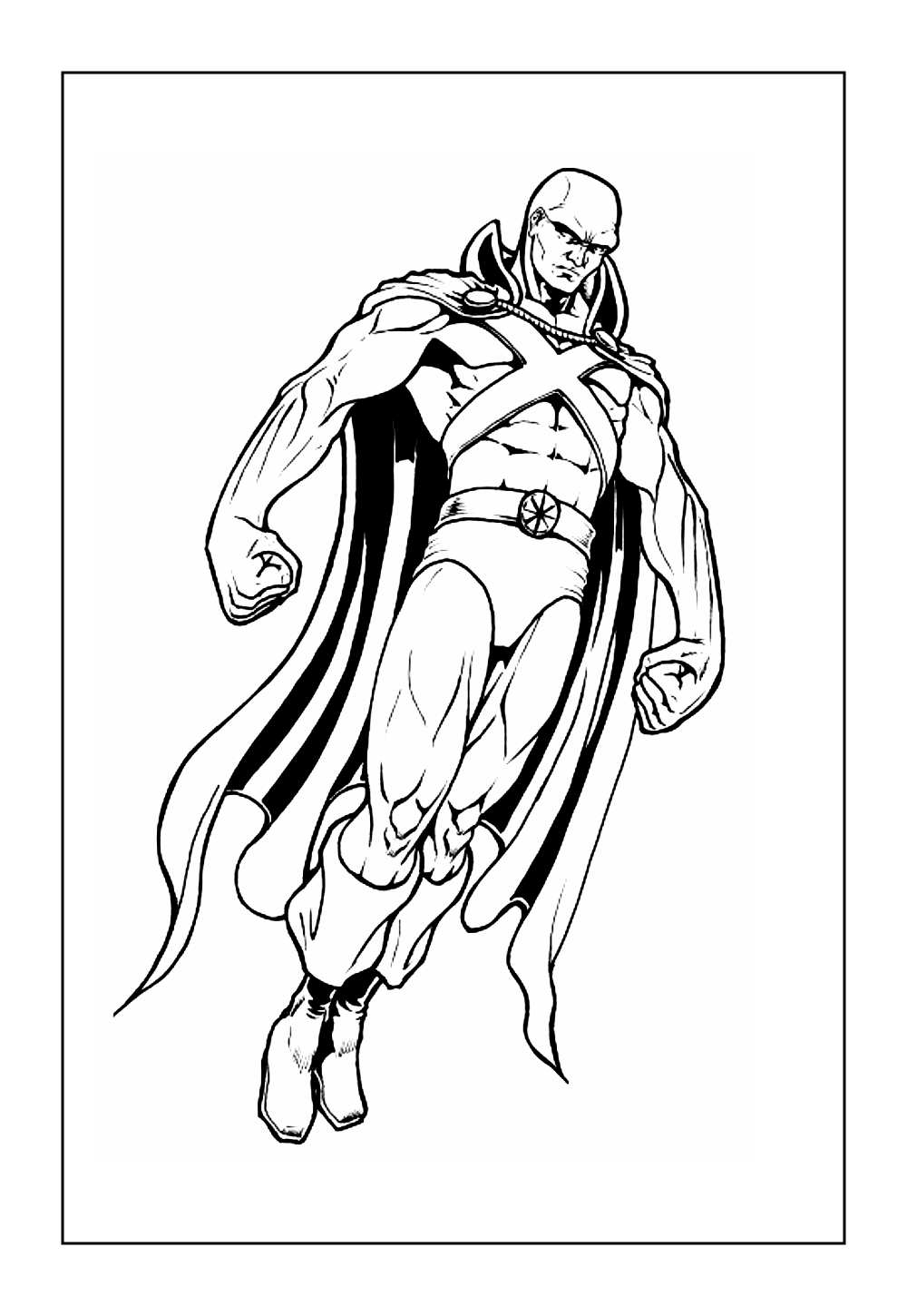 Desenho do Caçador de Marte para pintar