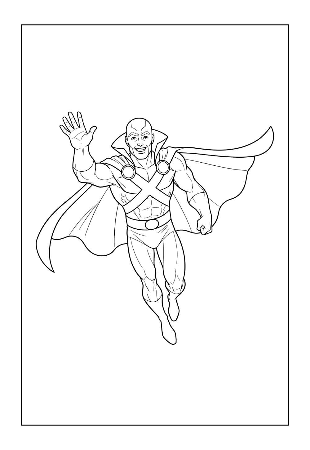 Desenhos de Super-heróis (Caçador de Marte)