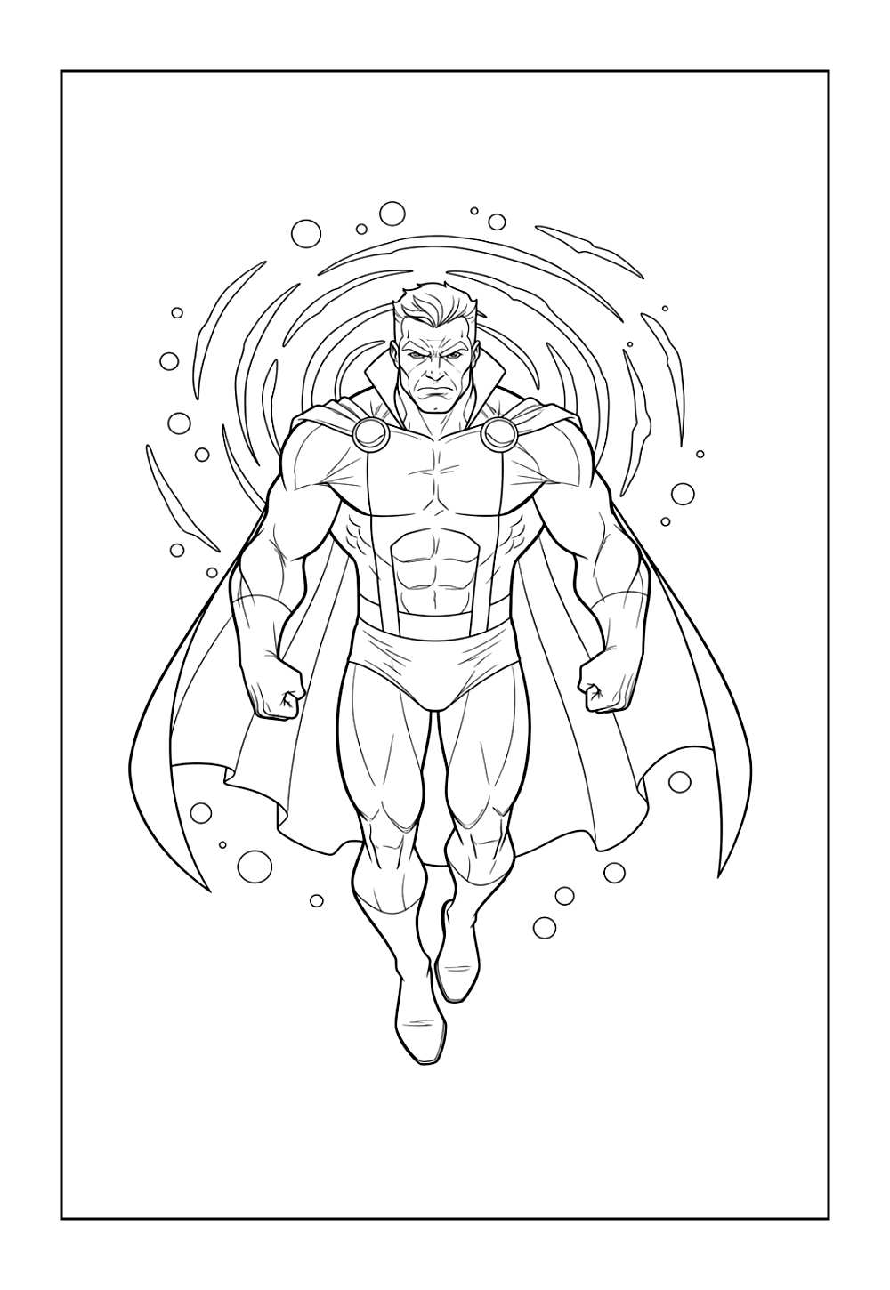 Caçador de Marte para colorir - Super-herói