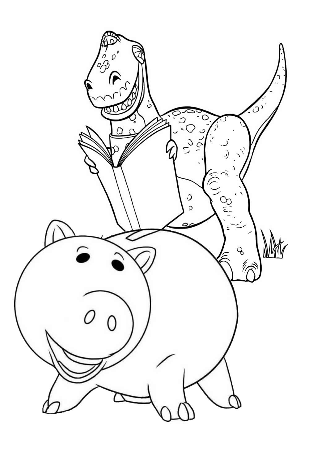 Desenho do Porquinho de Toy Story