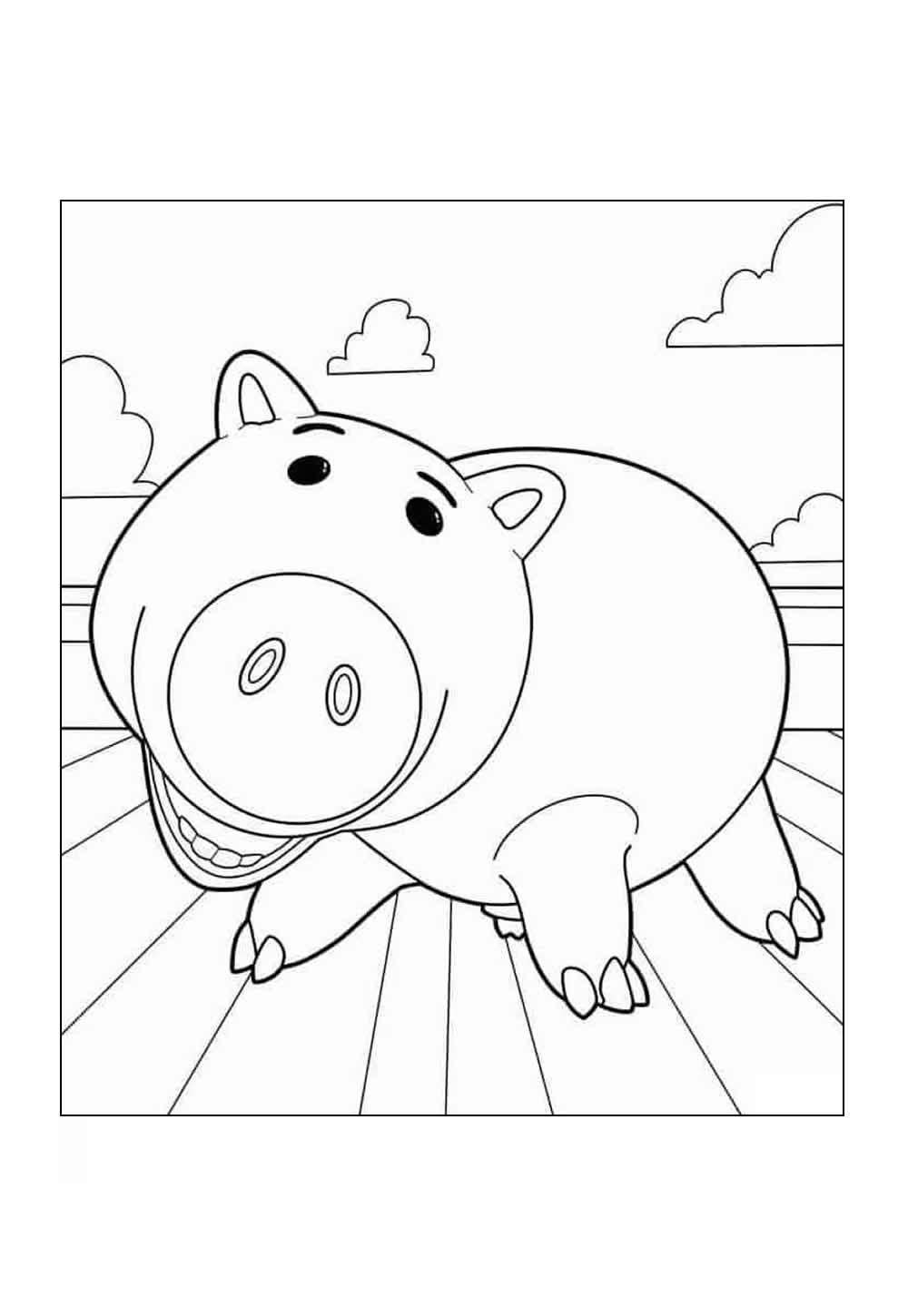 Desenho do Porquinho de Toy Story
