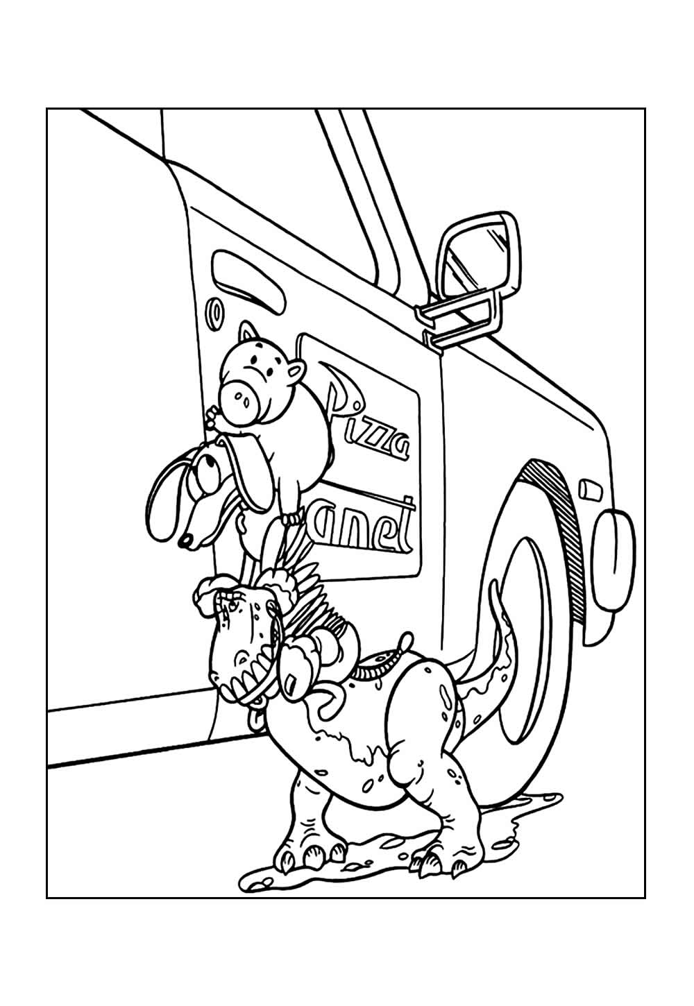 Desenho do Rex - Toy Story