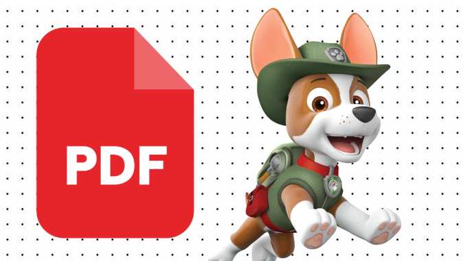 Desenhos do Tracker em PDF