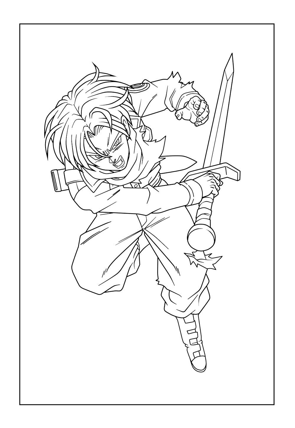 Trunks para colorir