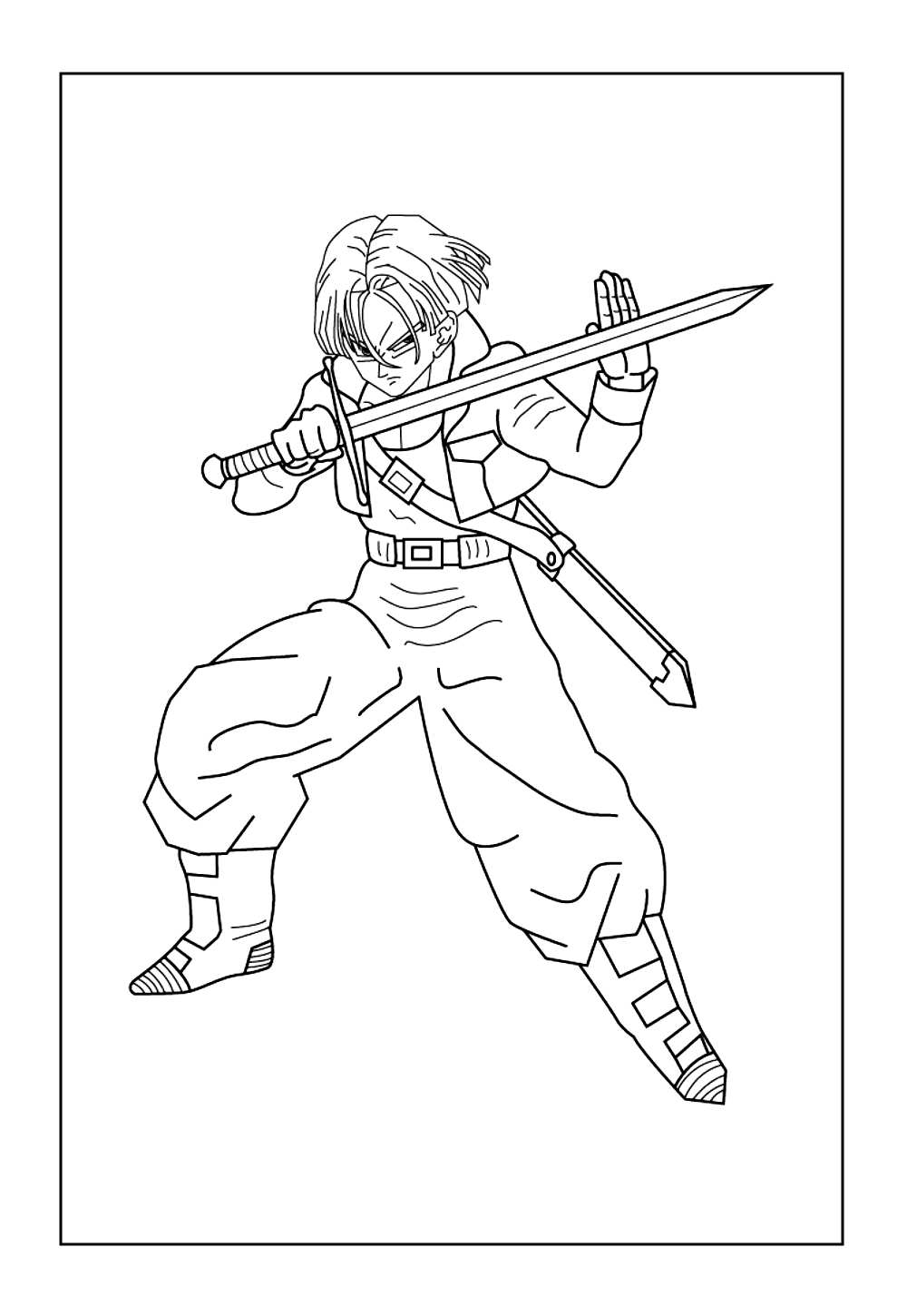 Trunks - Dragon Ball Z - Desenho