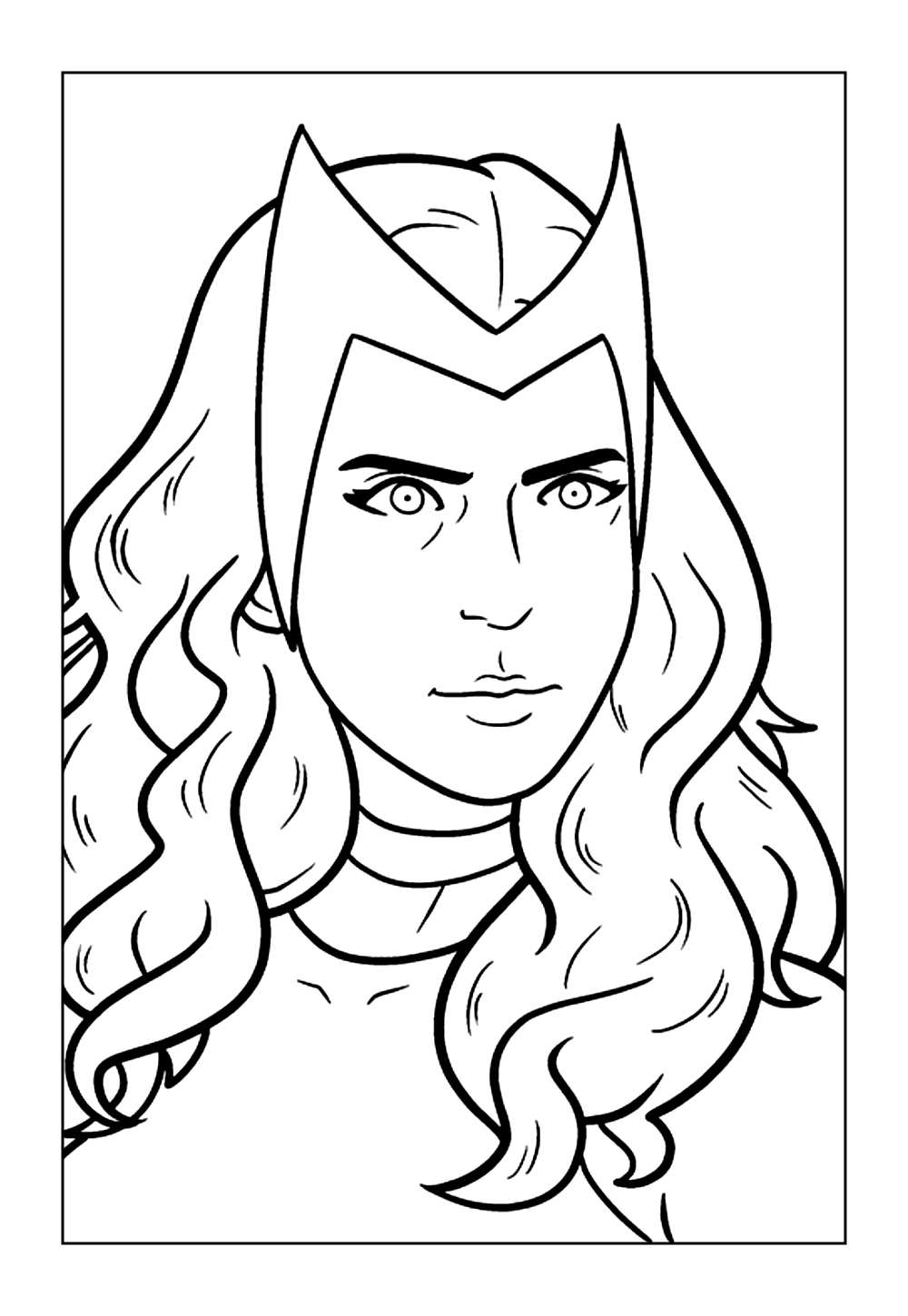 Vingadores para colorir
