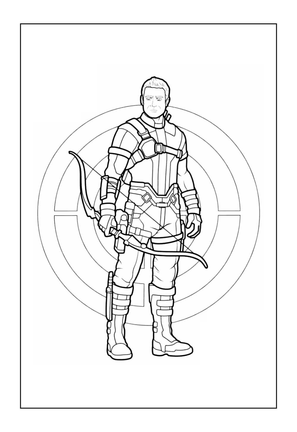 Vingadores para colorir