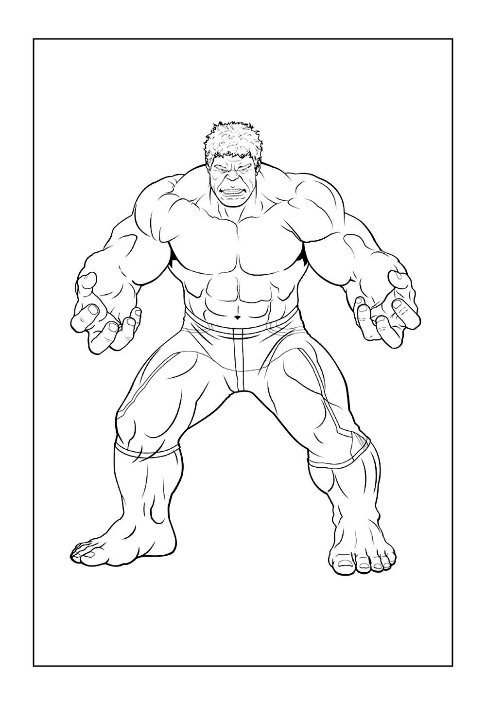 Desenho do Hulk
