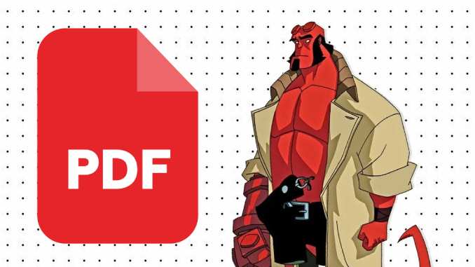 Desenhos do Hellboy em PDF