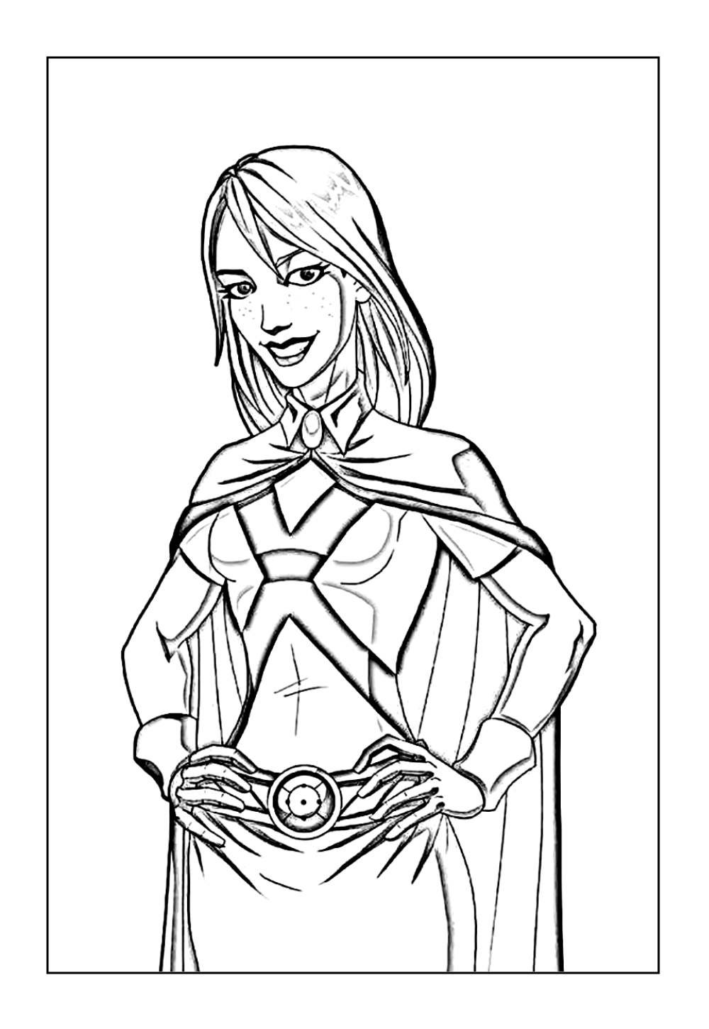 Eve Atômica para colorir