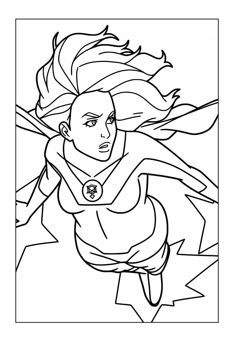 Desenho da Eve Atômica