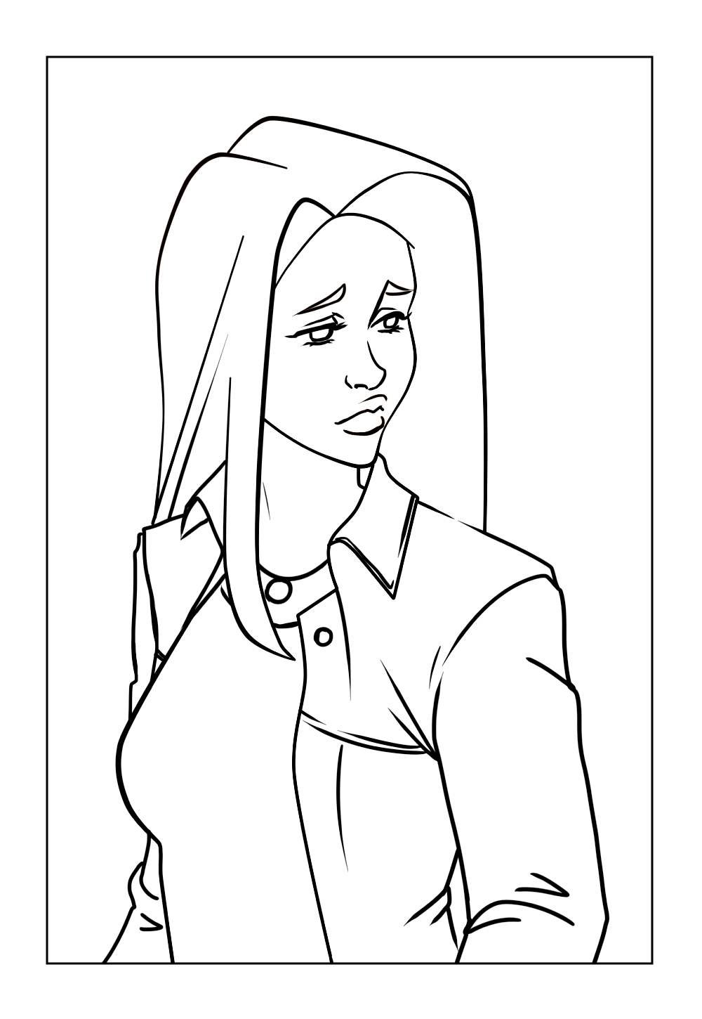Desenho da Eve Atômica