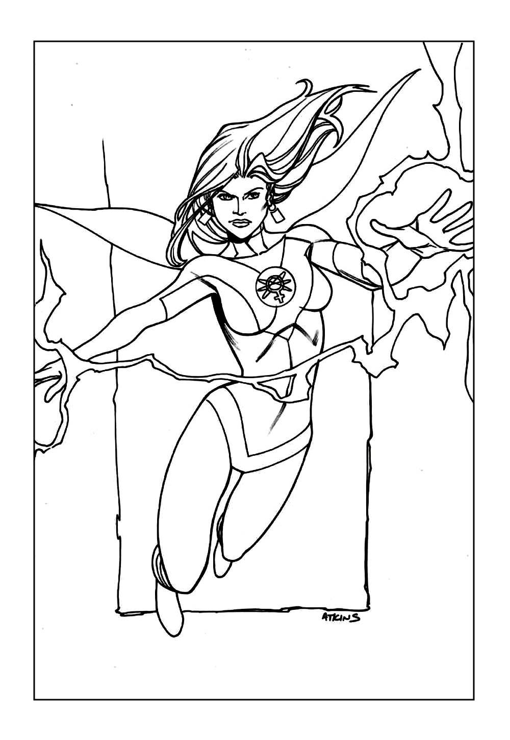 Desenho de Eve Atômica