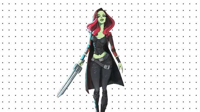 Desenhos da Gamora para colorir