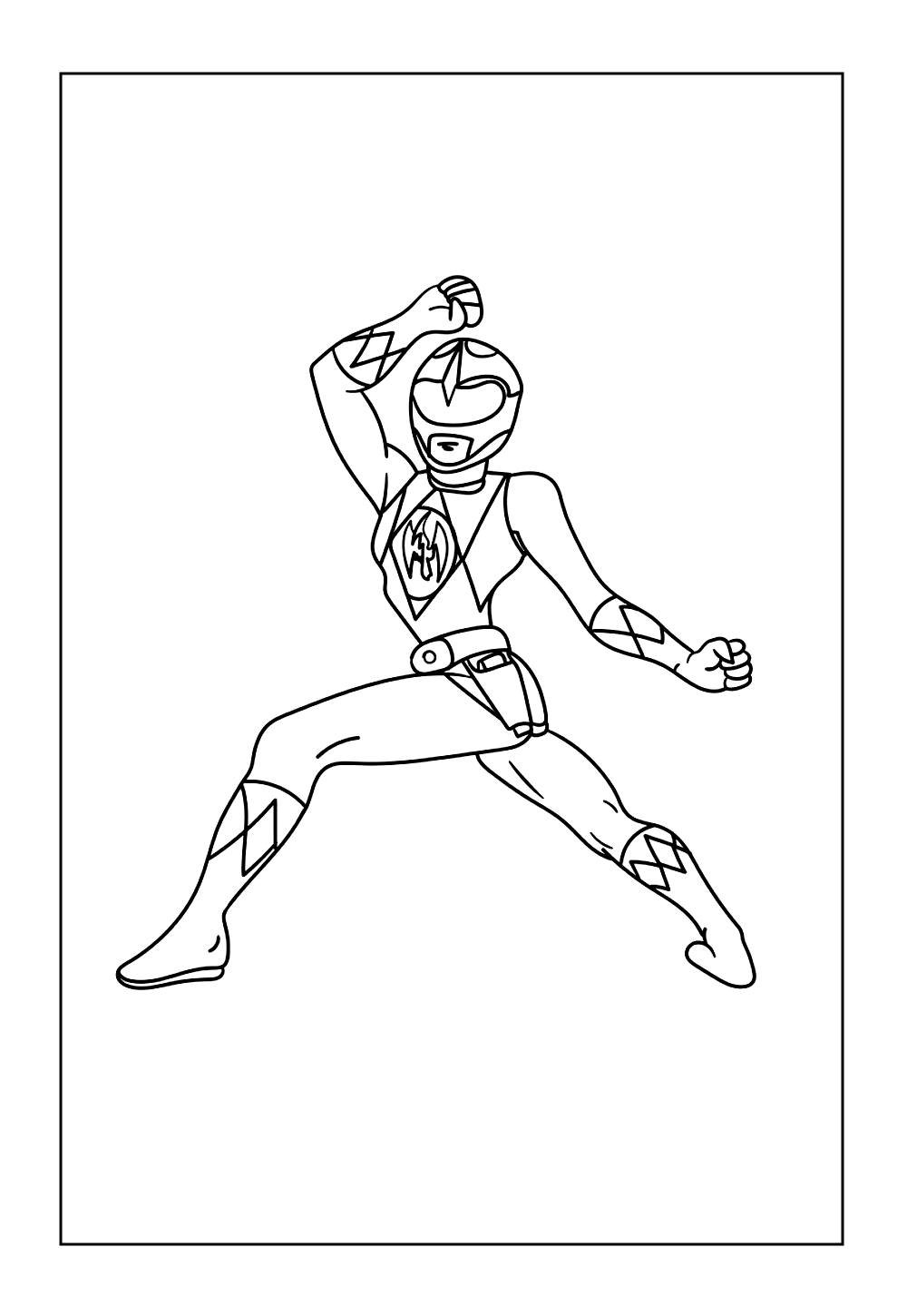 Power Ranger para colorir