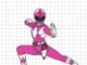 Desenhos da Power Ranger Rosa para pintar