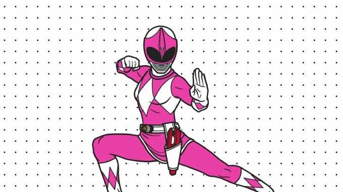 Desenhos da Power Ranger Rosa para pintar