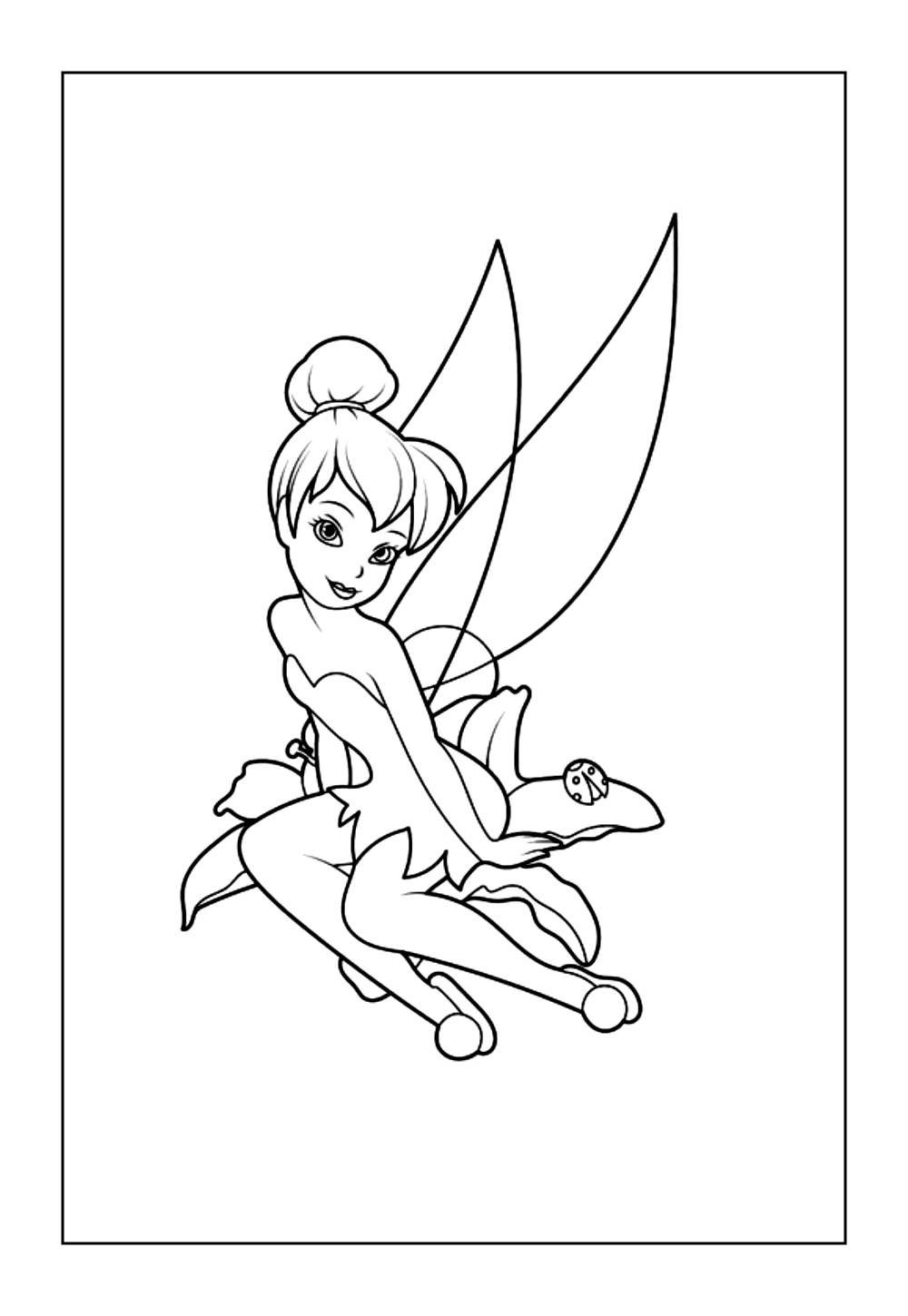 Desenhos para Pintar da Sininho