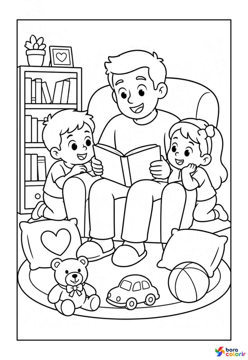 Desenho de Dia dos Pais