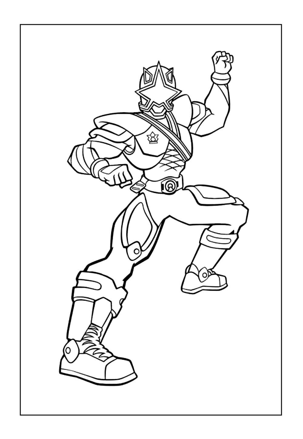 Power Rangers Samurai para colorir
