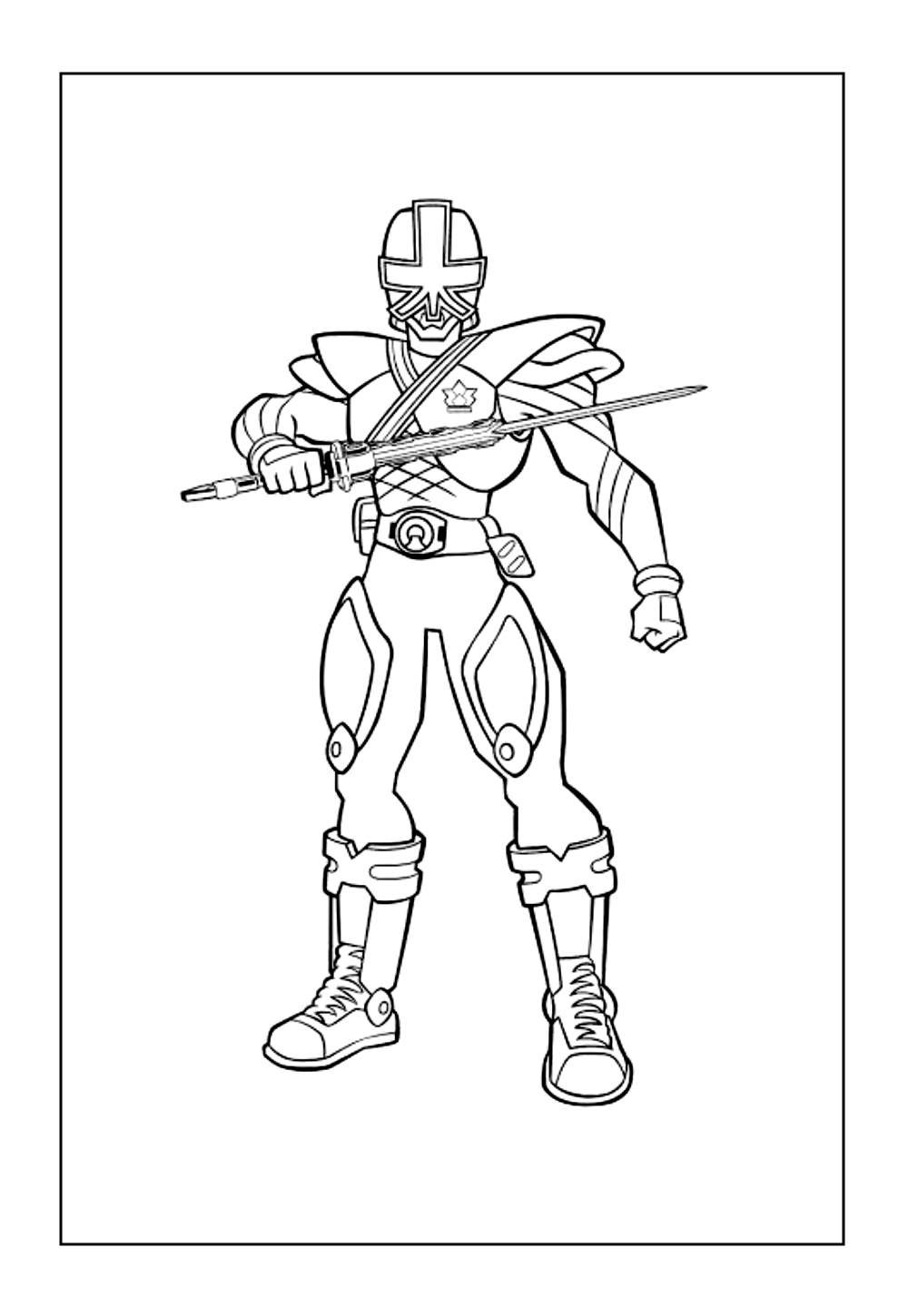 Power Rangers Samurai para imprimir e colorir