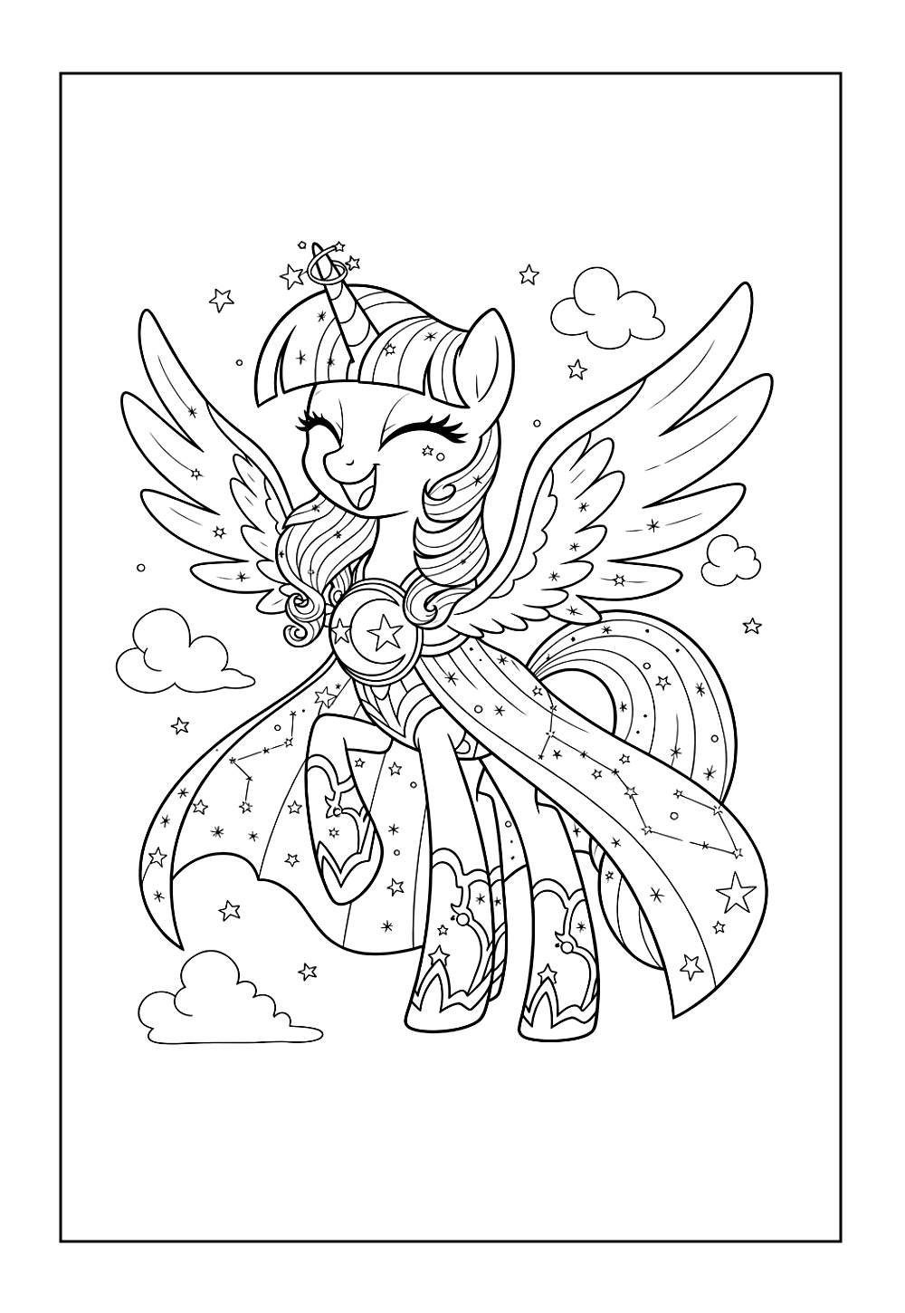 Desenhos para Pintar da Twilight Sparkle