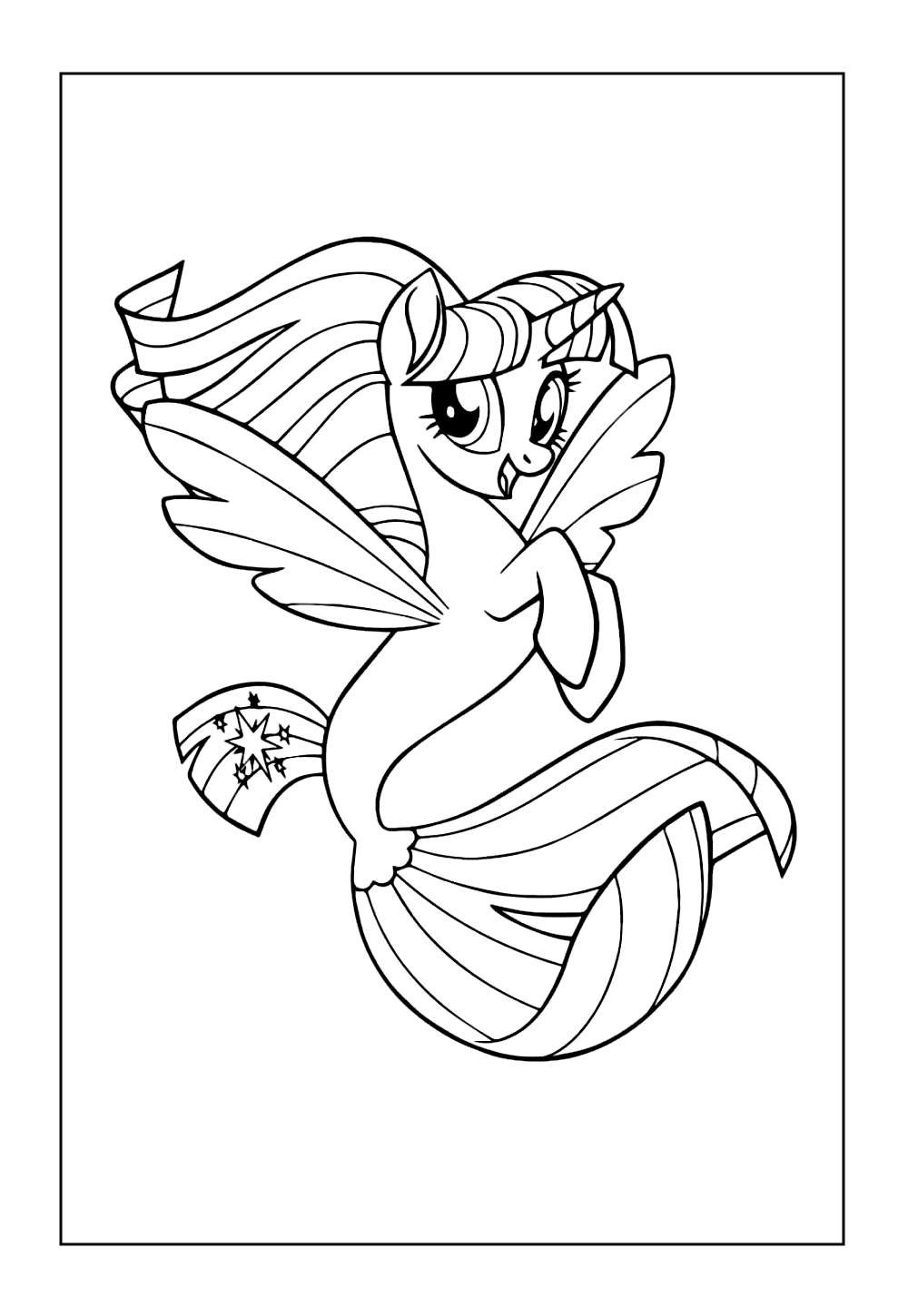 Desenhos para Colorir da Twilight Sparkle