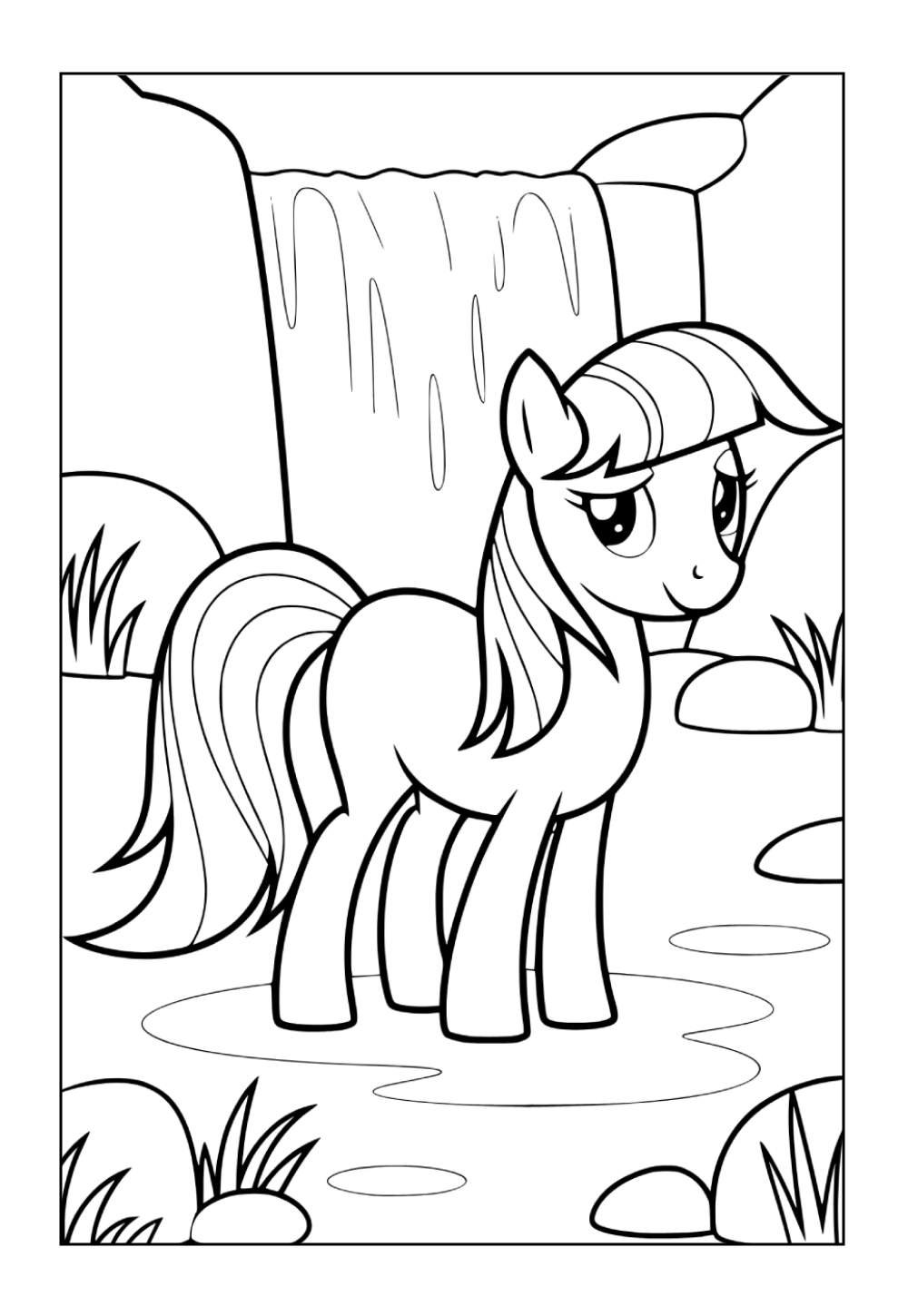 Twilight Sparkle para colorir