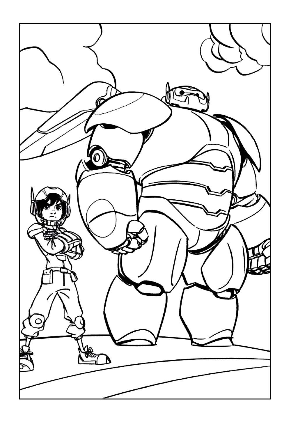 Desenho do Baymax