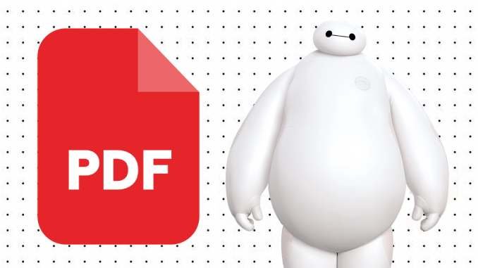 Desenhos de Baymax em PDF