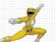 Desenhos da Power Ranger Amarela para colorir