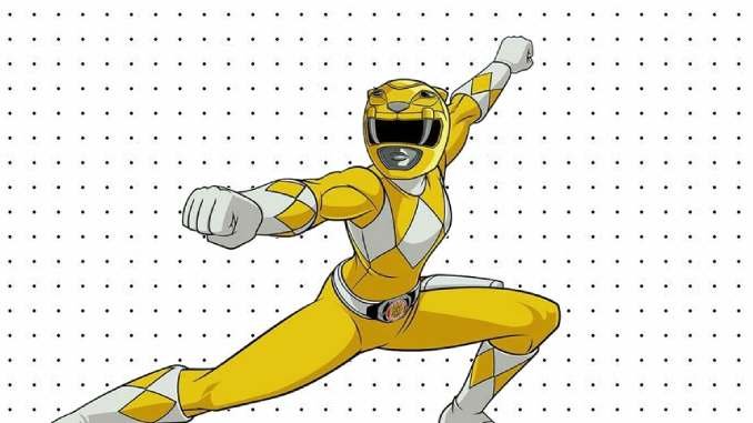 Desenhos da Power Ranger Amarela para colorir