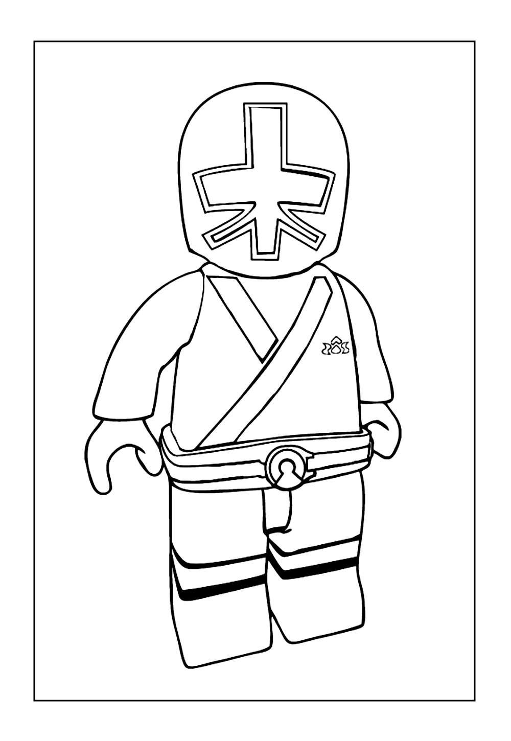 Desenho do Power Ranger Verde
