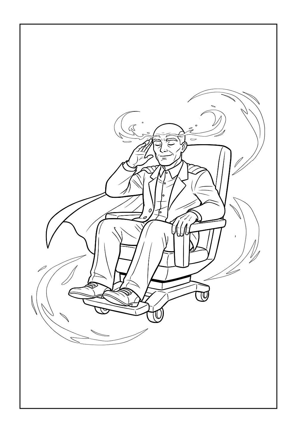 Desenho do Professor Xavier