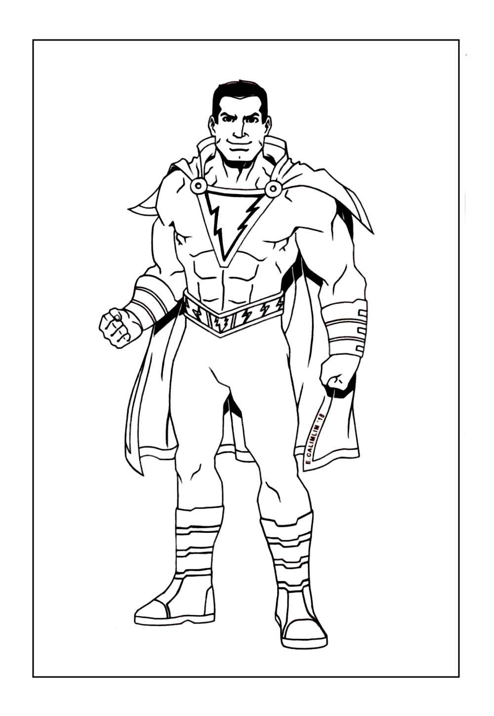 Desenho do Shazam
