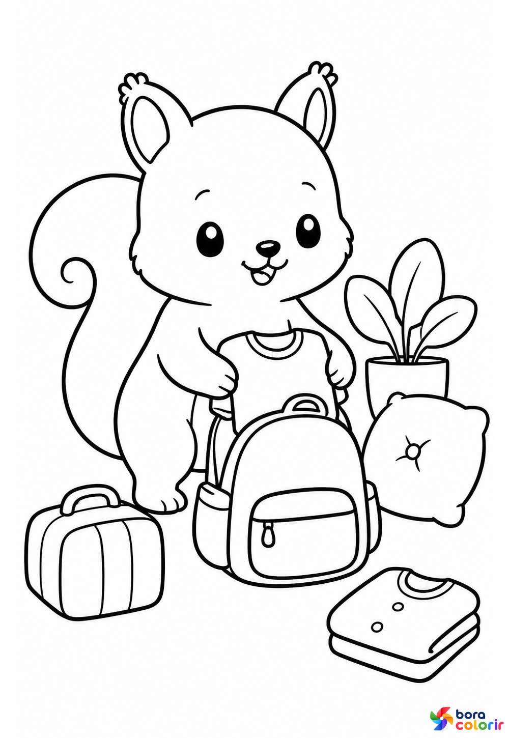 Animais Fofos para Colorir