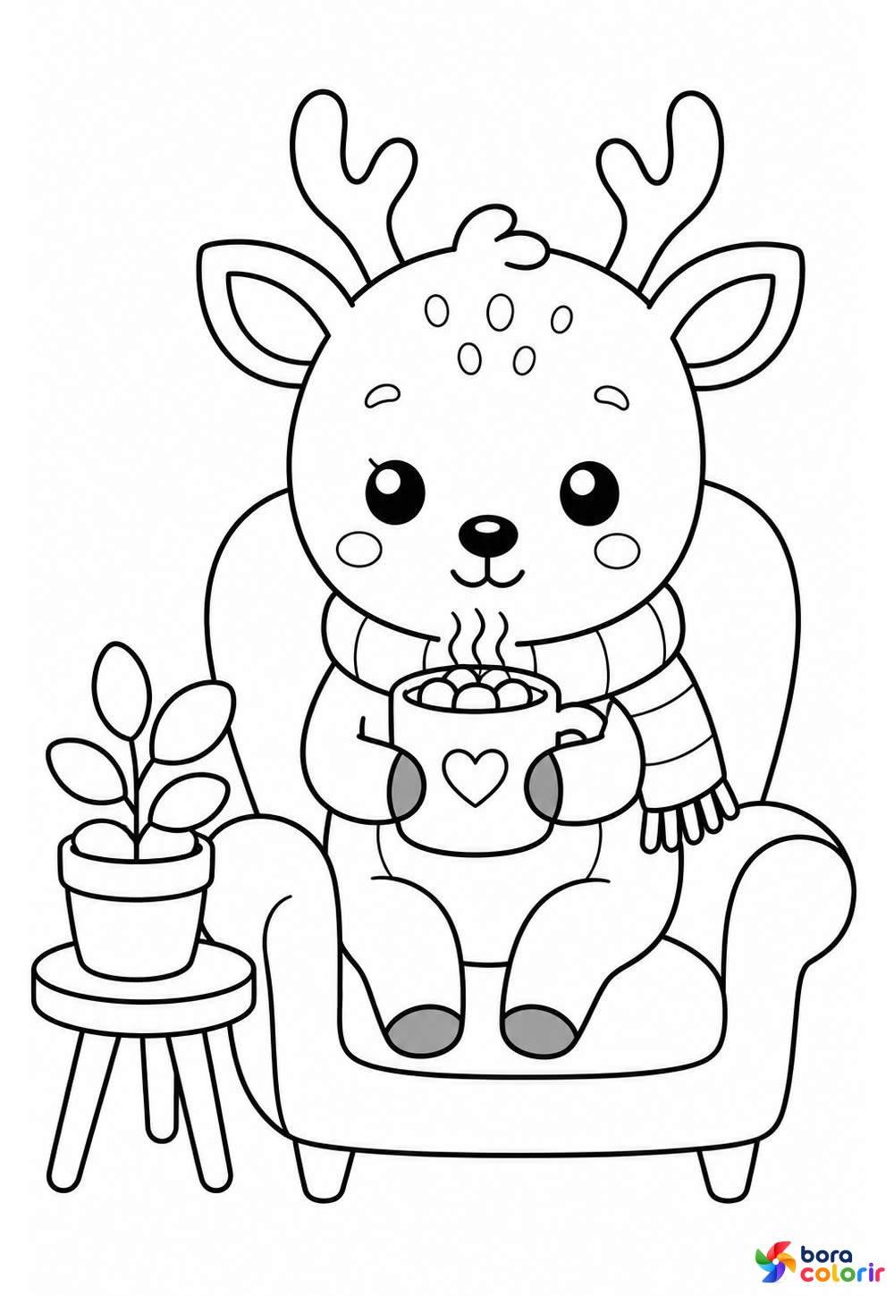 Desenhos de Animais Fofos para Colorir