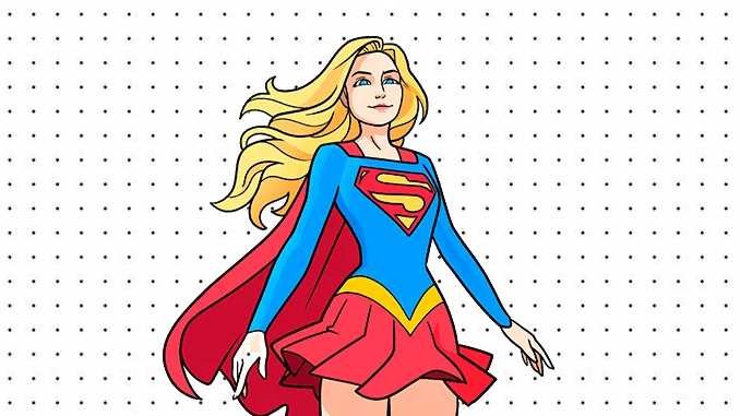 Desenhos da Supergirl para colorir