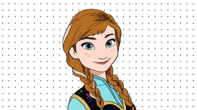 Desenhos da Anna para imprimir e colorir