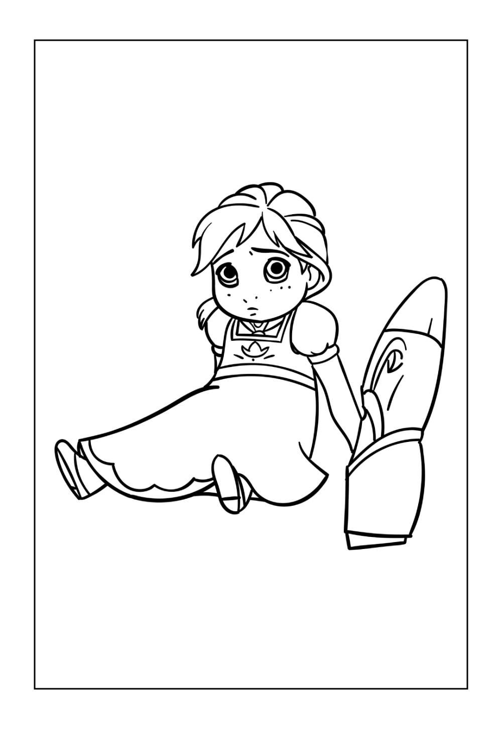 Desenhos da Anna para pintar