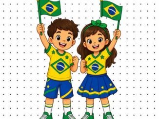 Desenhos de 7 de Setembro para colorir e pintar