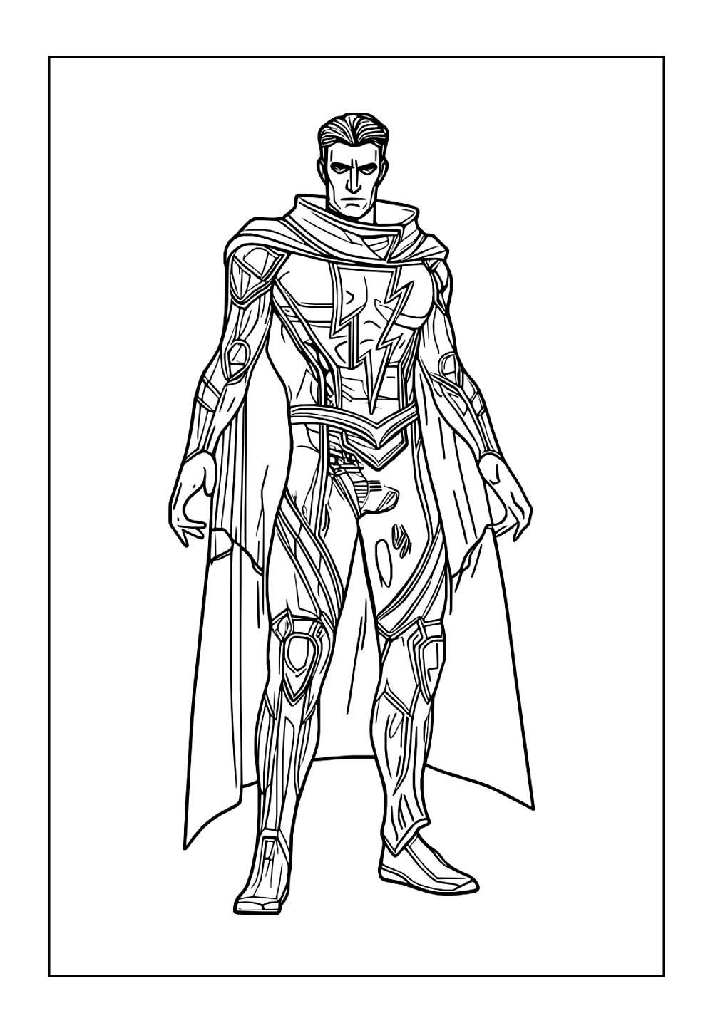 Desenho do Adam Warlock para corlorir