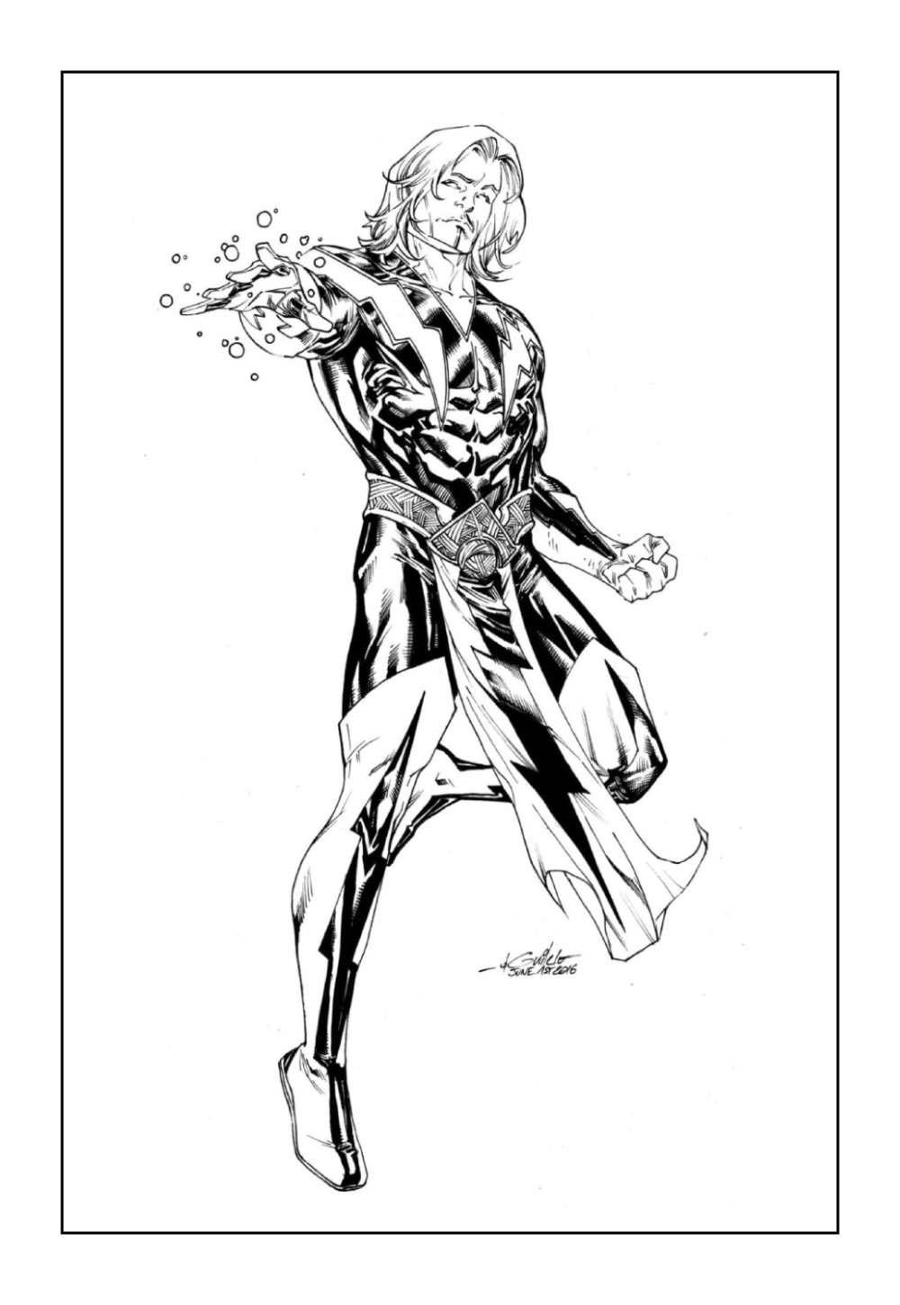Desenhos do Adam Warlock para pintar