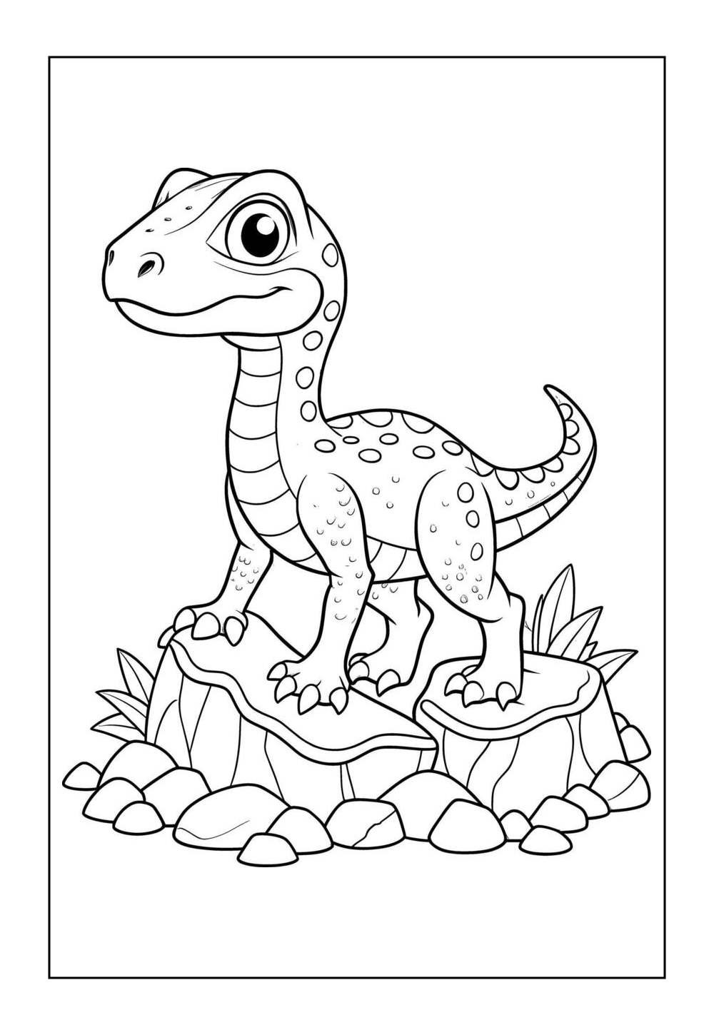 Desenhos de Alossauro para píntar