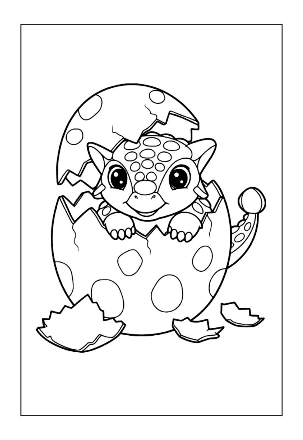 Anquilossauro para colorir
